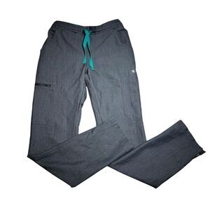 Figs Womens High Waisted Yola Skinny Scrub Pants Size XXS Graphite Grey